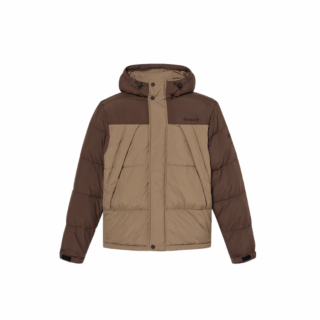 Durable Water Repellent Puffer Jacket Chocolate Brown-Chocolate Chip