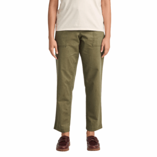 PantLINEN UTILITY FATIGUE PANTSLeaf Green