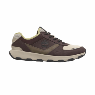 WINSOR PARK LOW LACE UP SNEAKER DARK BROWN NUBUCK