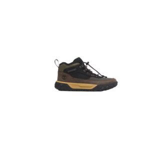GreenStride™ Motion 6 Mid Bungee Trainer for Youth in Black/Brown