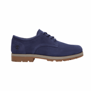 BRITTON SQUARELACE UP SHOENAVY SUEDE
