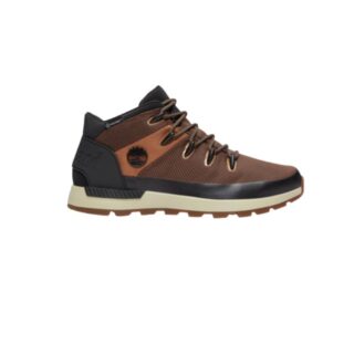 SPRINT TREKKER MID LACE UP WATERPROOF SNEAKER MEDIUM BROWN MESH