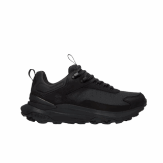 MOTION ACCESSLOW LACE UP WATERPROOF SNEAKERBLACK NUBUCK