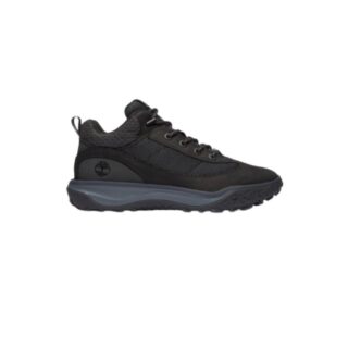 TIMBERCUSH MOTION 7 MID LACE UP SNEAKER BLACK NUBUCK
