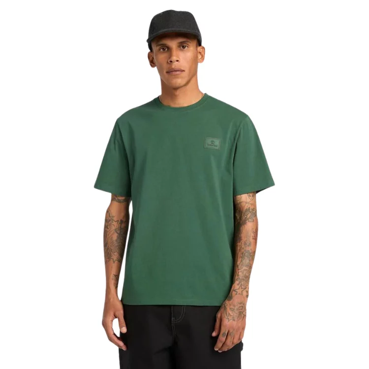 Short Sleeve Silicon Badge Tee - TIMBERLAND - Scarpe.am